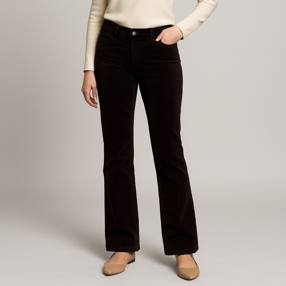 Tommy Hilfiger Brown Corduroy Pants –‎ Women’s Size 8 western, soft, flare
